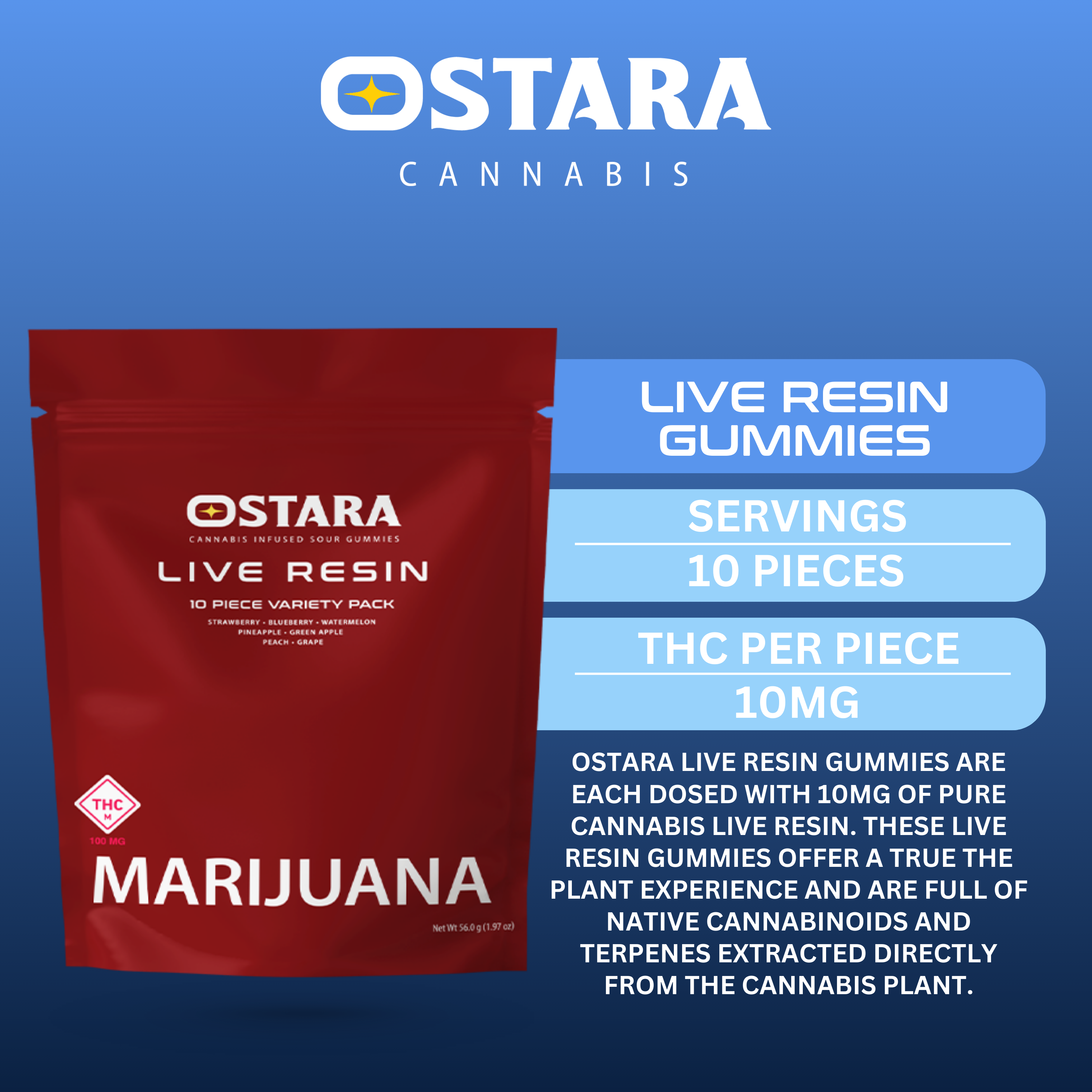 Photograph of product: Live Resin Gummies | 100mg