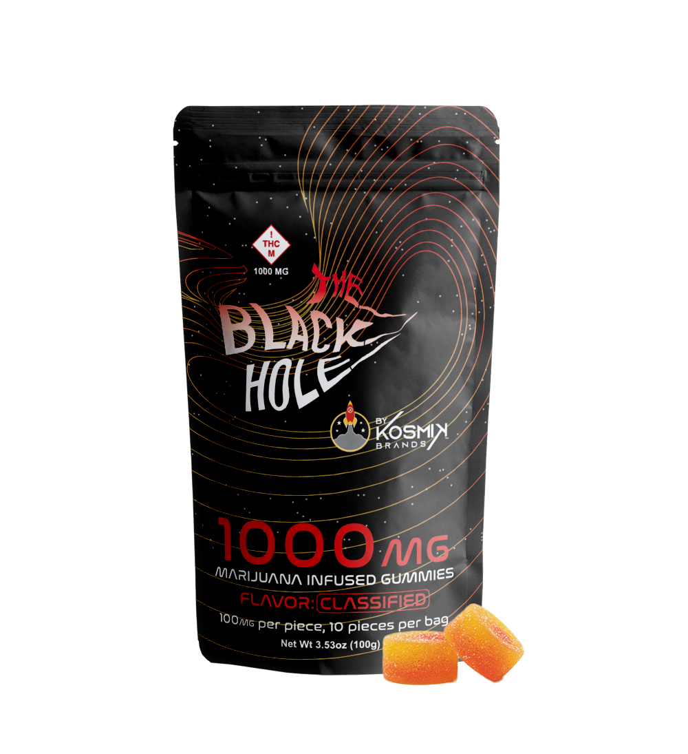 Photograph of product: Black Hole: Red - Tropical Punch Gummies 10pk