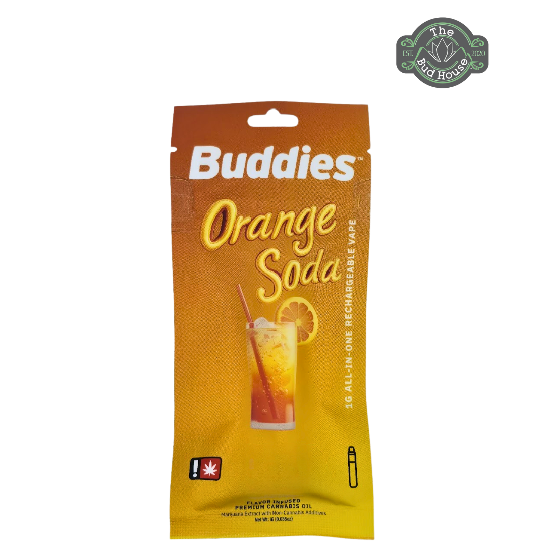 Photograph of product: Buddies 1g ORANGE SODA FLAV-DST AIO
