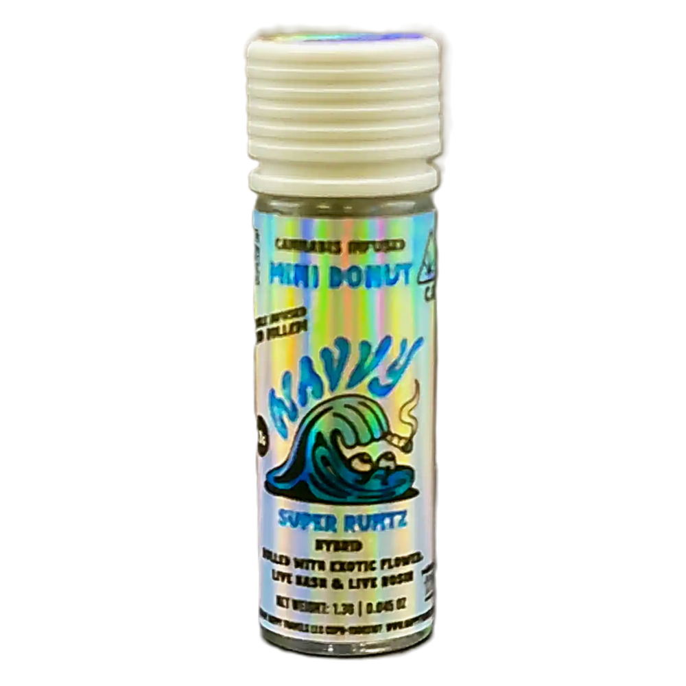 Photograph of product: WAVVY - Z x C.R.B (Oui'd) Infused Mini Donut Preroll 1.3g