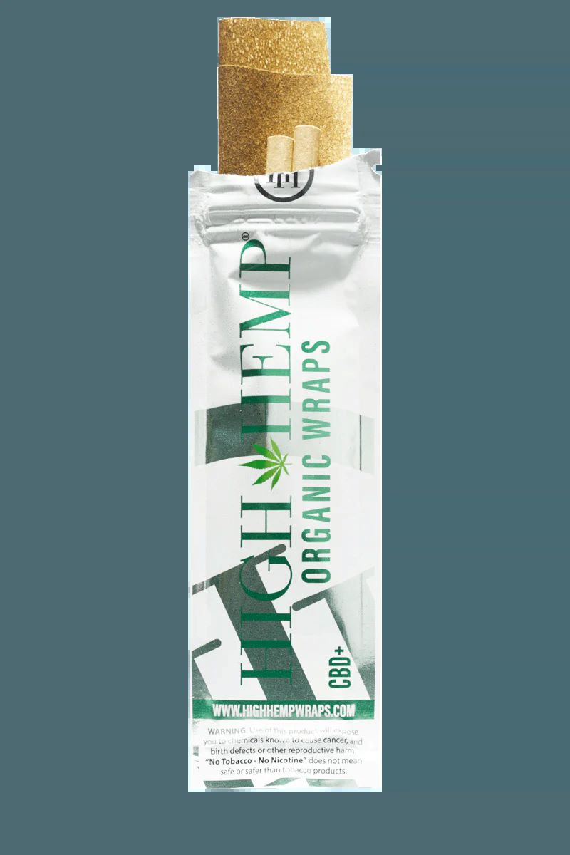 Photograph of product: High Hemp Wraps Organic | 2 Wraps per Pouch