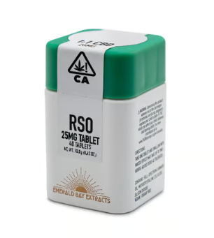 Photograph of product: Emerald Bay Extracts | High CBD | Lifter | 25mg | 40pk