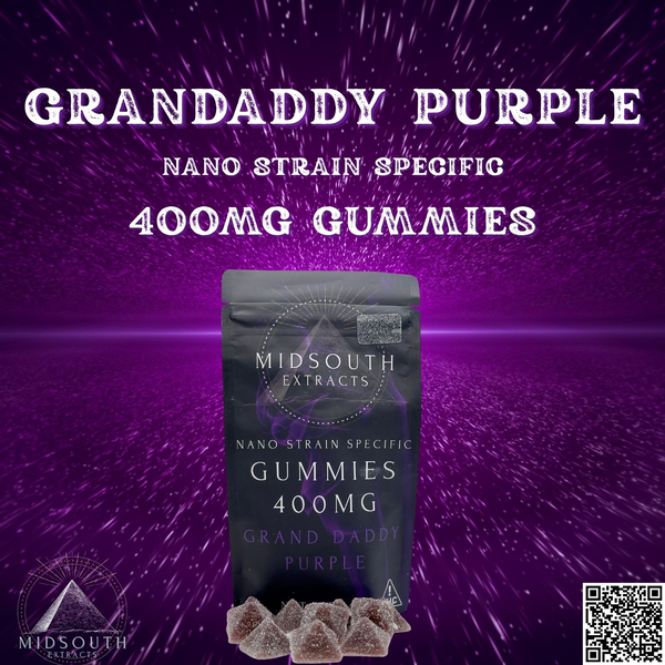 Photograph of product: Grandaddy Purple Strain Specific | Nano Gummies 400mg