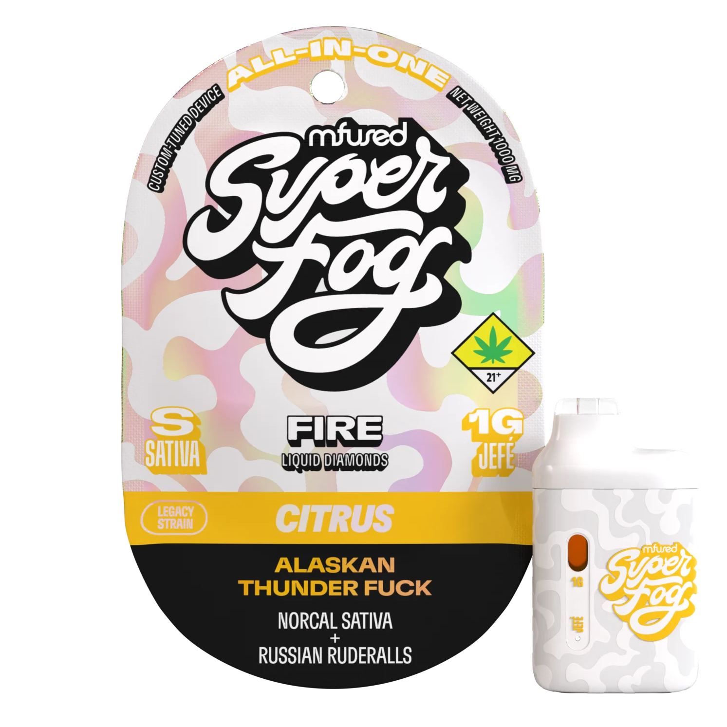Photograph of product: ATF Live Diamonds Disposable Jef Vape