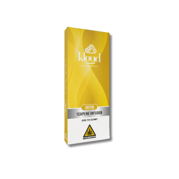 Photograph of product: Kloud Gummies - Pineapples and Cream 1:1