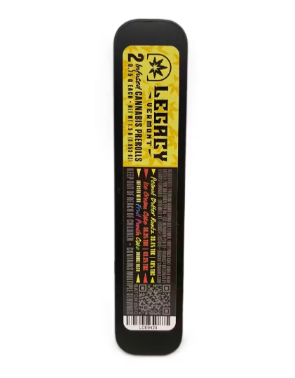 Photograph of product: Legacy Vermont 2PACK au chocolat Prerolls: Violet Fog & Polar Pop