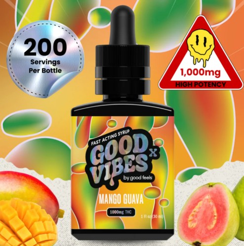 Photograph of product: Mango Guava | Fast Acting Syrup | 1000mg