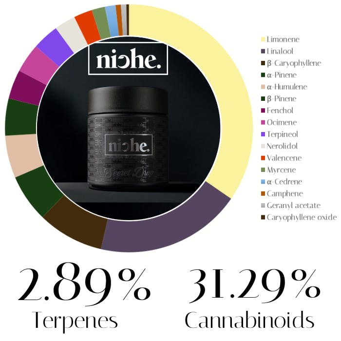 Photograph of product: Pink Ink by Niche | Flower | 3.5g