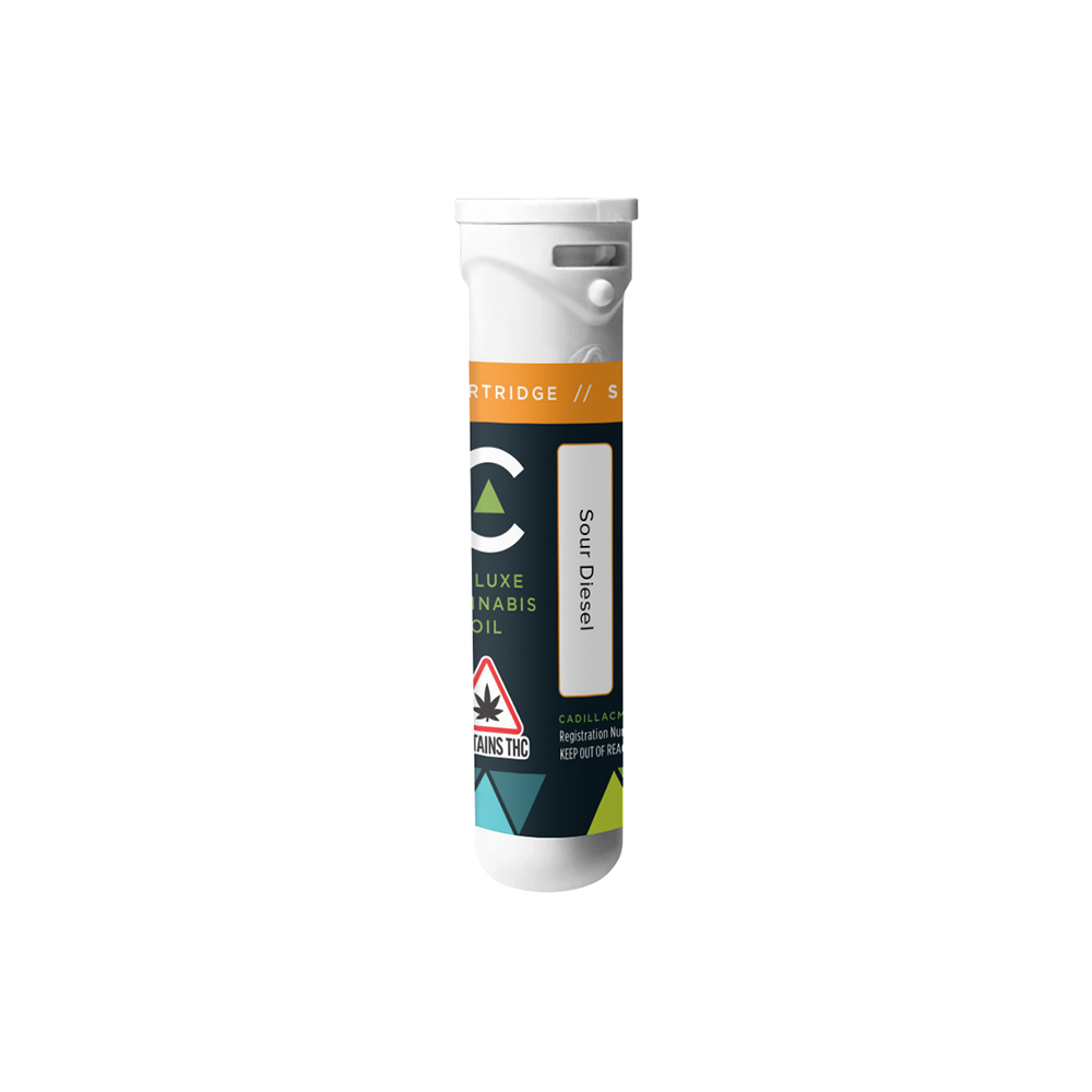 Photograph of product: Cadillac Distillate Cartridges - Sour Diesel (S)