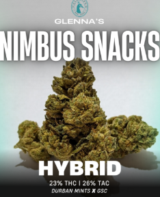 Photograph of product: Glennas Nimbus Snacks - 3.5g