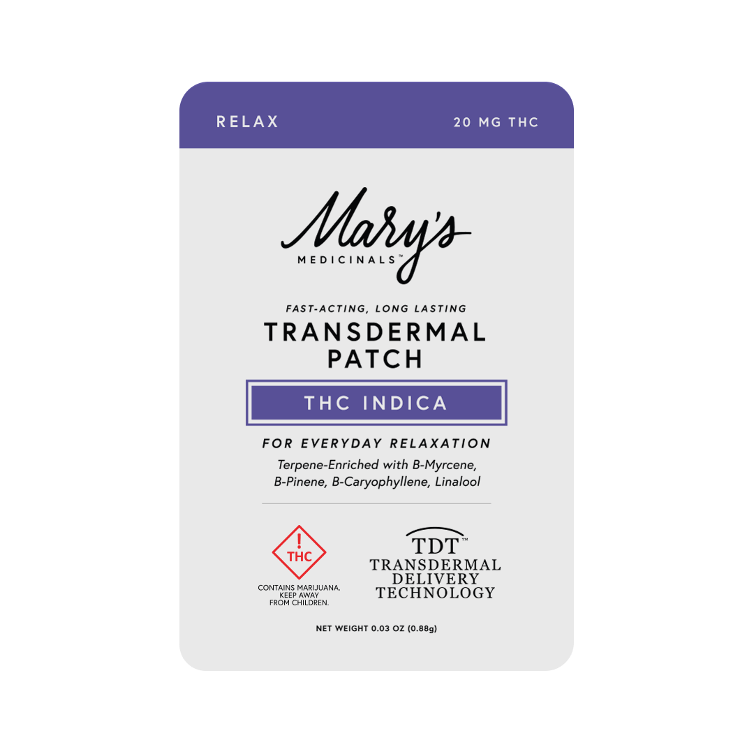 Photograph of product: MARY'S Oui'd PATCH - TH-oui - 20 mg