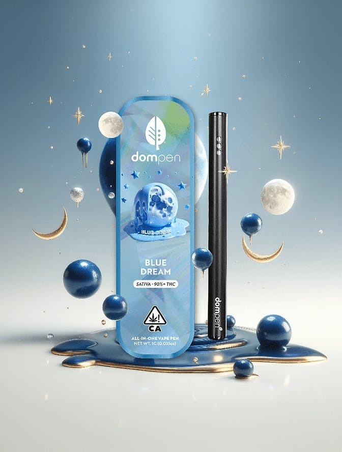Photograph of product: Dom Pen - 1g Disposable AIO - Blue Dream (S)