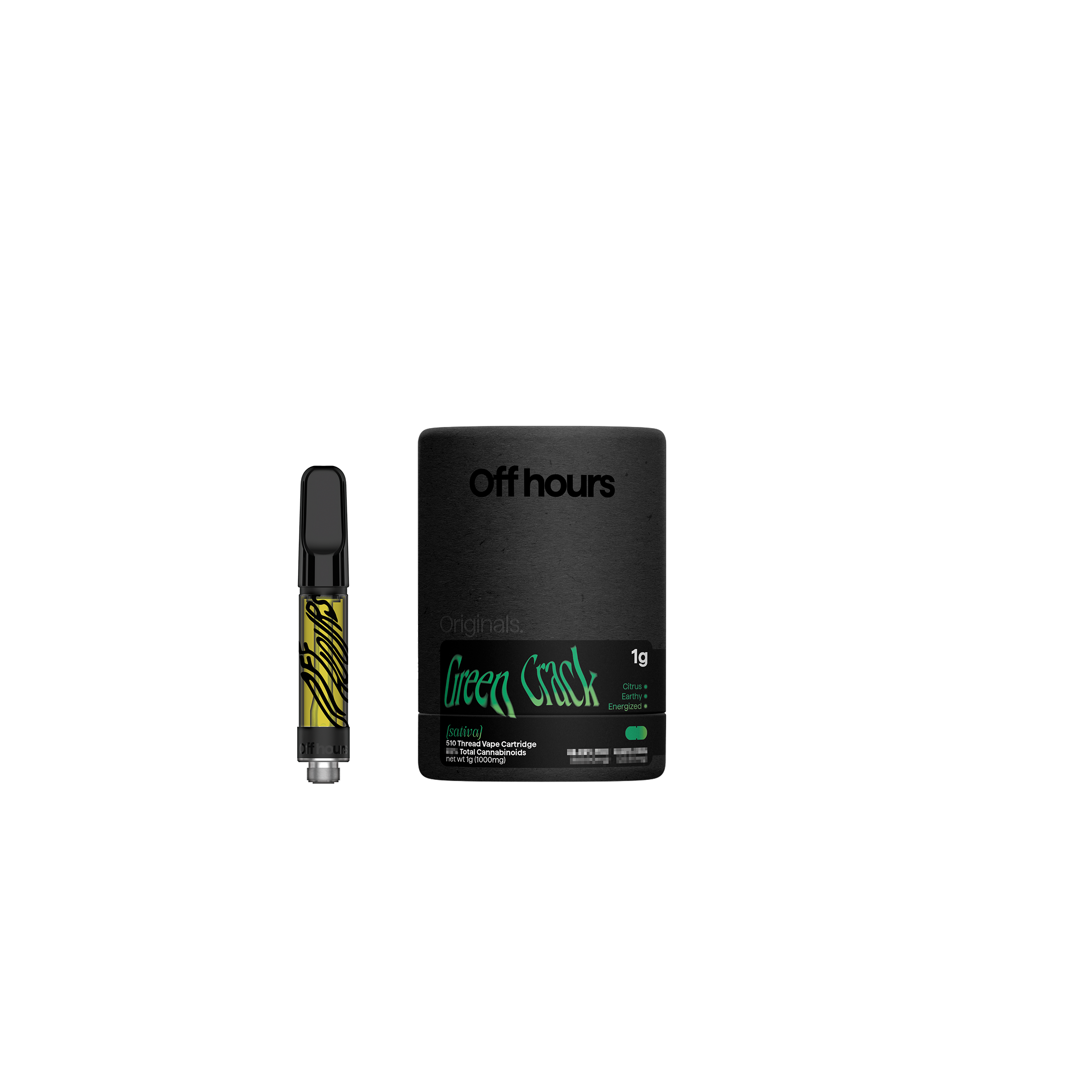 Photograph of product: Green Crack | Vape Cart