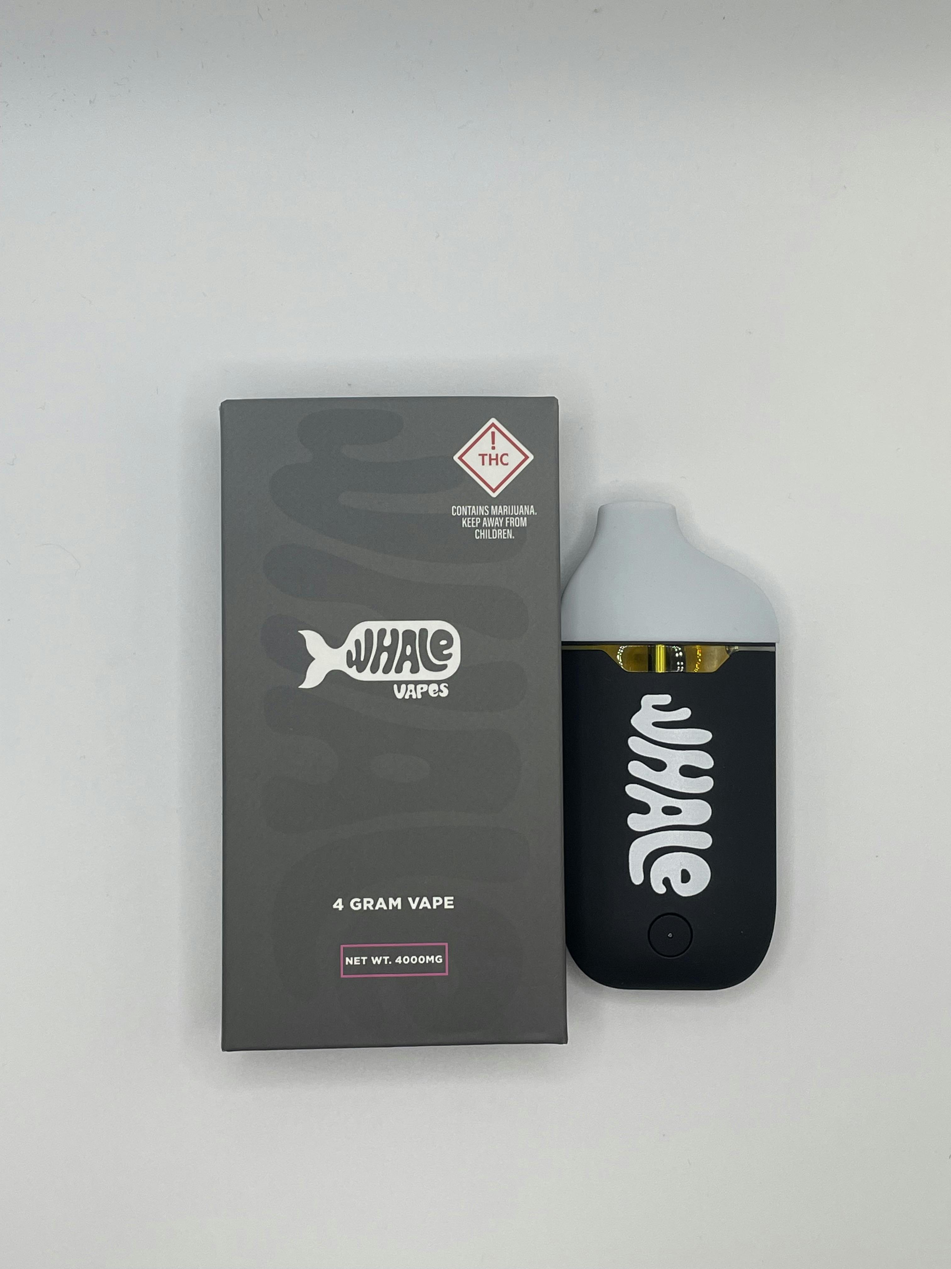 Photograph of product: WT | Black Whale | Disposable | 4000mg | - Bacio Gelato | I