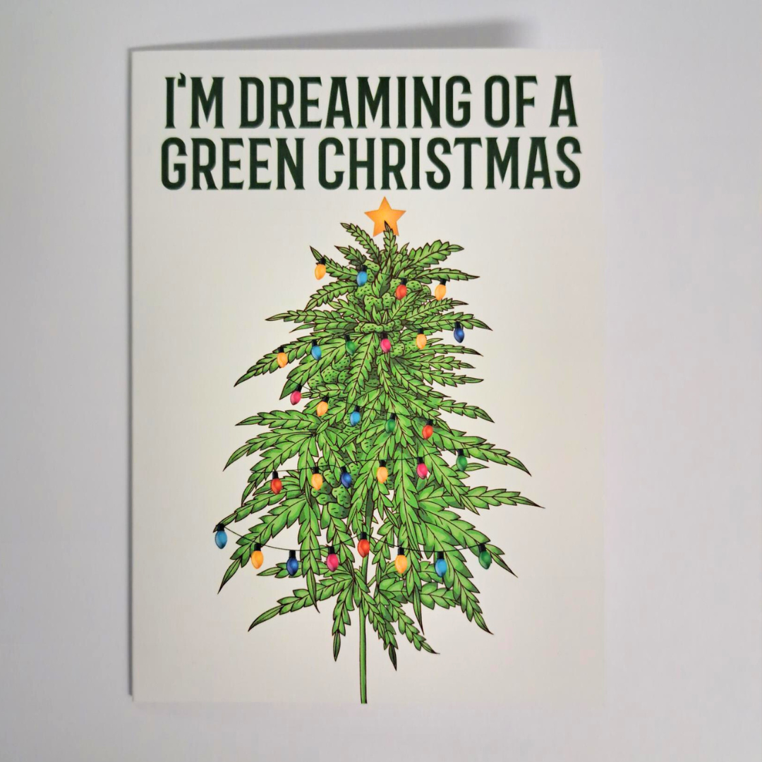 Photograph of product: I'm Dreaming of a Green Christmas Holiday Card