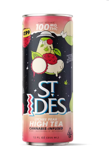 Photograph of product: St Ides High Tea 100mg Pear Lychee
