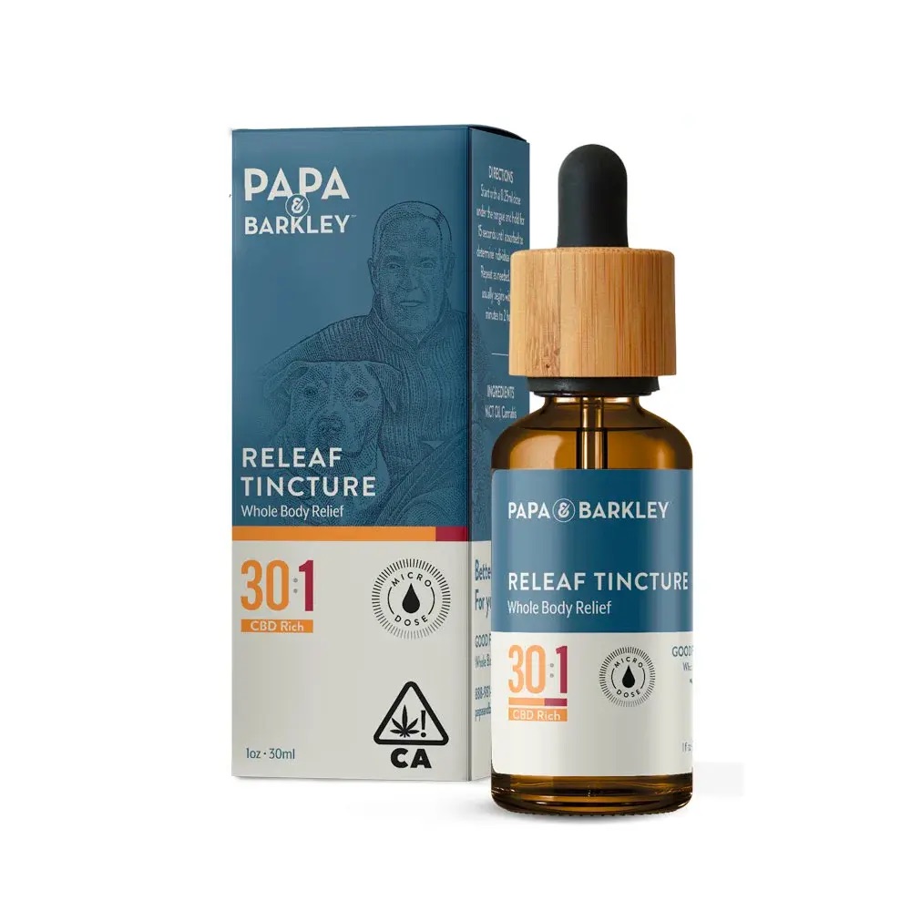 Photograph of product: Papa & Barkley Tincture - 30:1 CBD/TH-oui