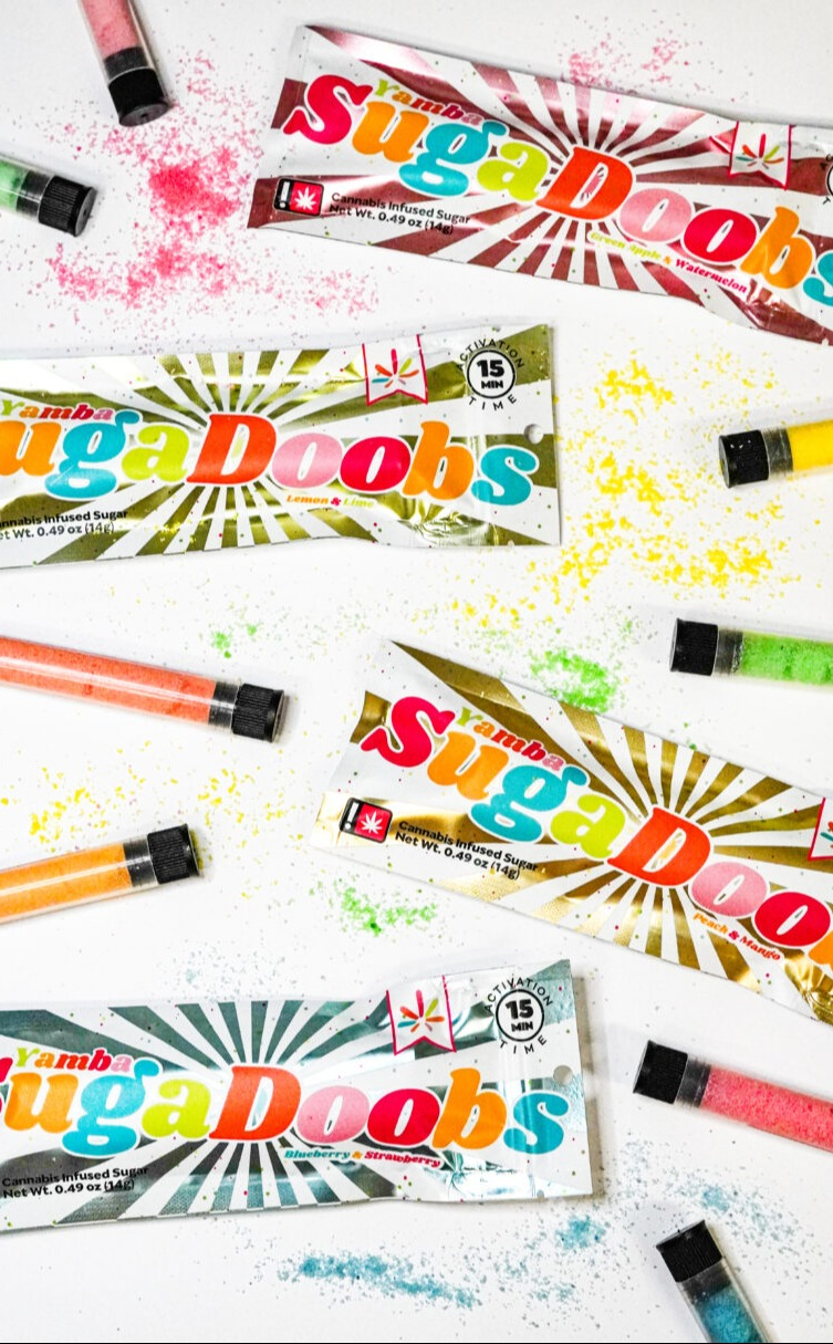 Photograph of product: Green Apple & Watermelon - Sugadoobs Infused Sugar