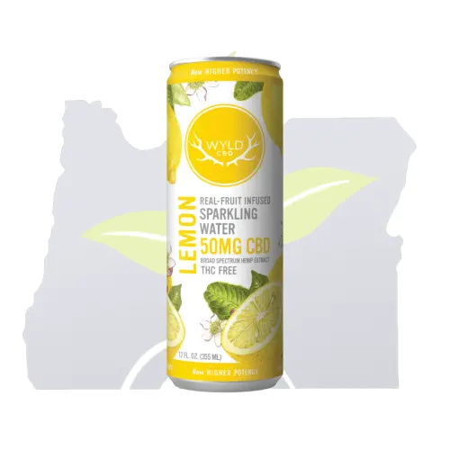 Photograph of product: Wyld-Hemp Water-Lemon