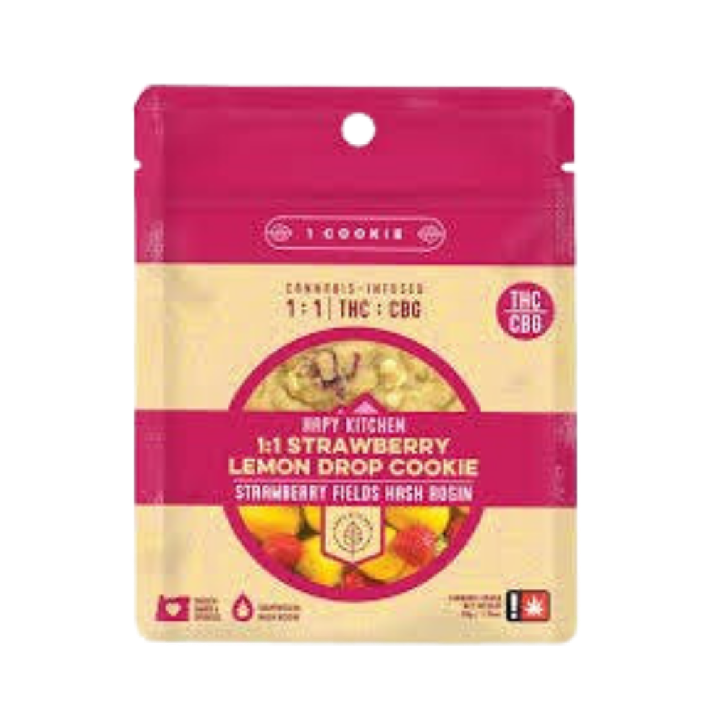Photograph of product: Hapy Kitchen | Cookie | 1:1 TH-oui:CBG Strawberry Lemon Drop