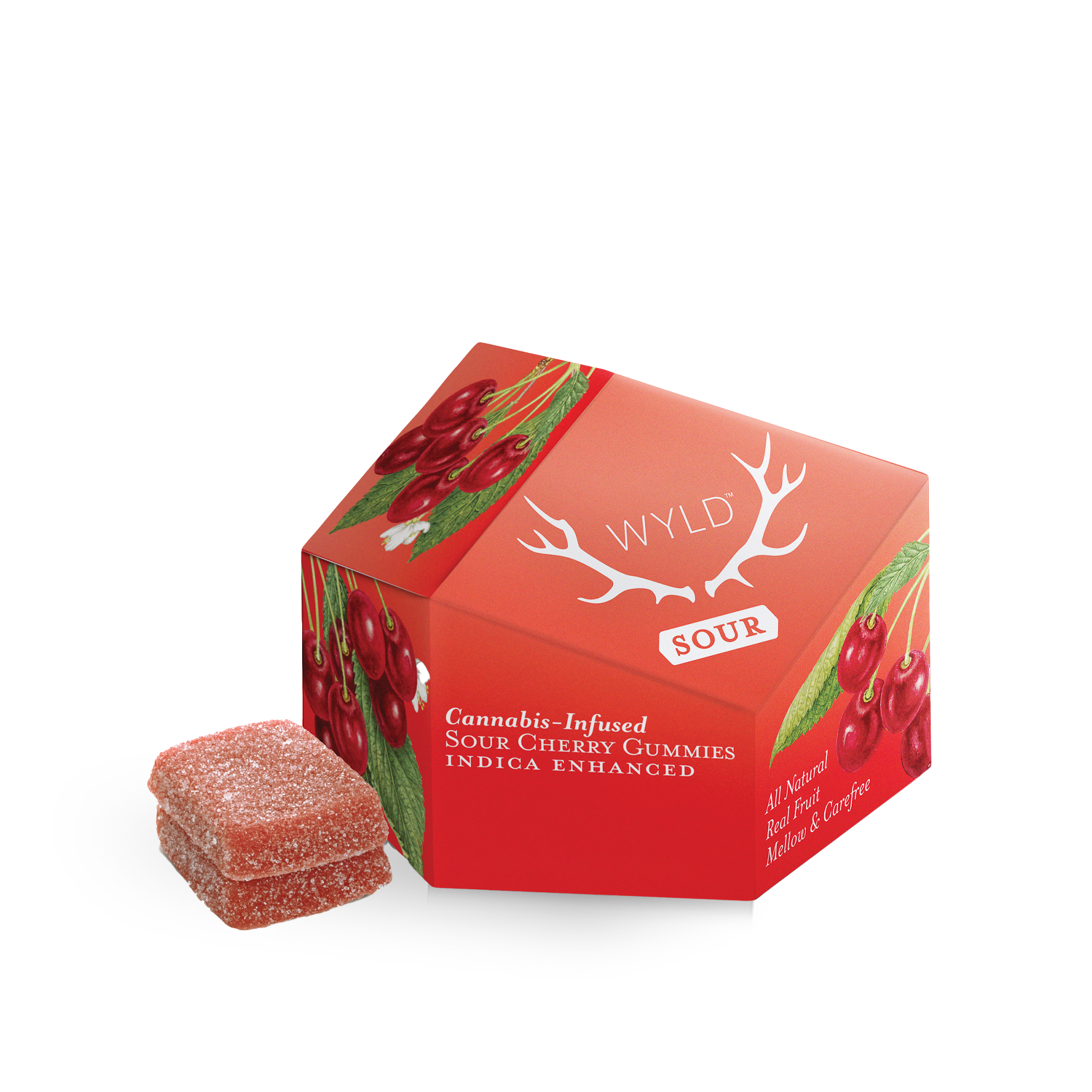 Photograph of product: Sour Cherry Oui'd Gummy - 100mg