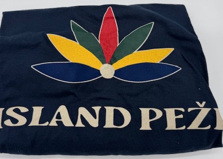Photograph of product: Island Pezi Short Sleeve Shirt - Navy - 3XL