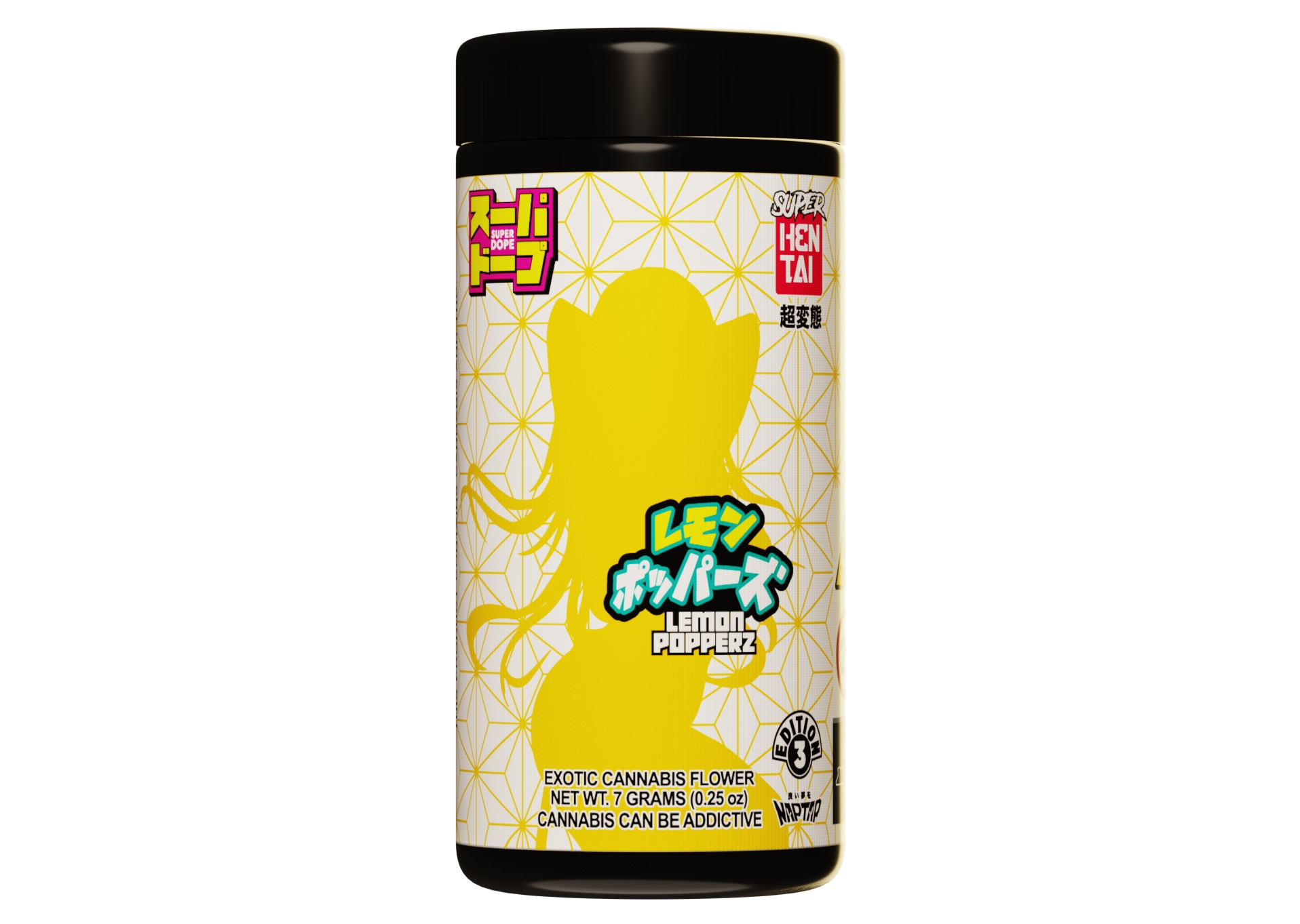 Photograph of product: Super Dope | Flower | Hybrid | Lemon Popperz - 7g