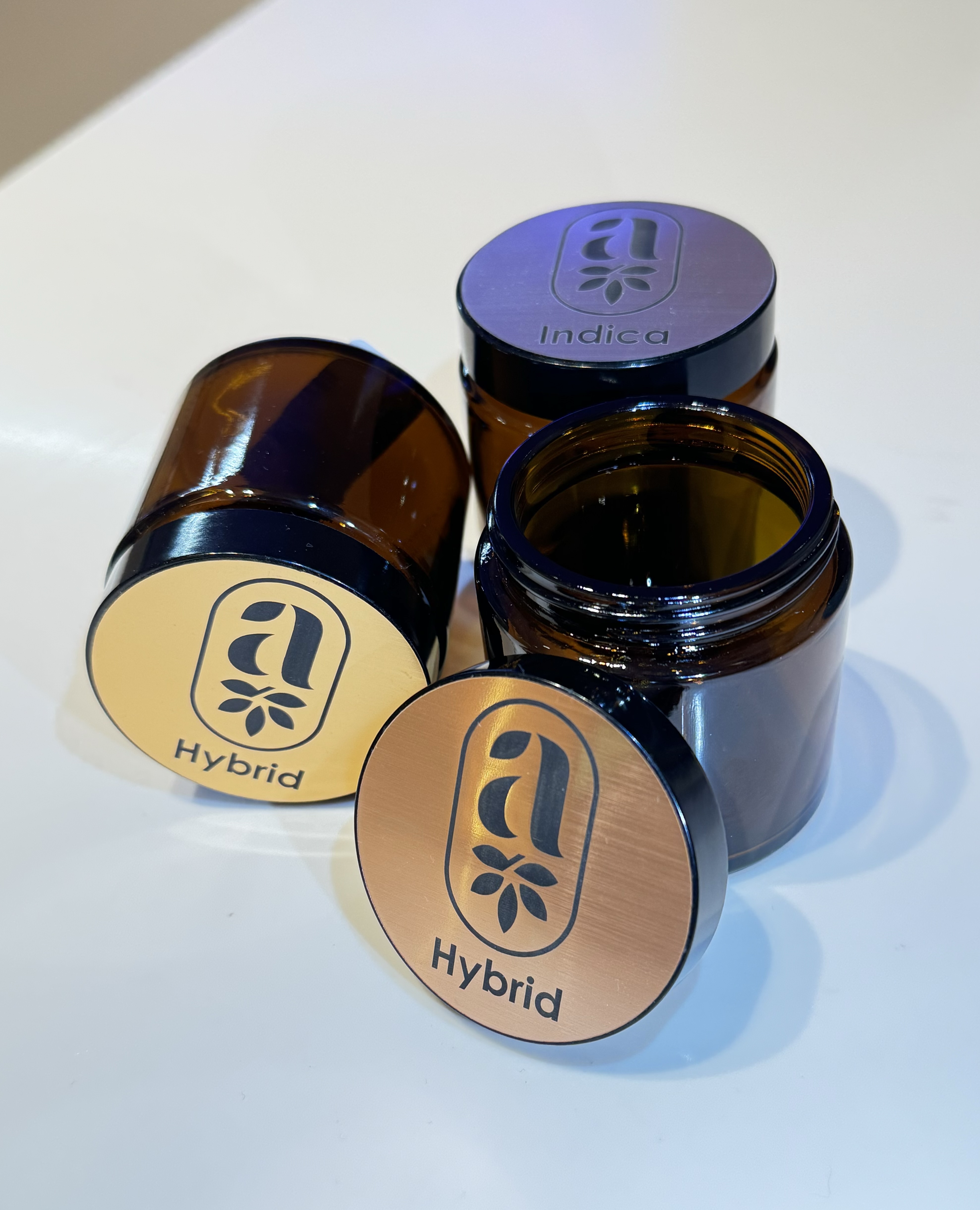 Photograph of product: Alta | Stash Jars | Rose Gold