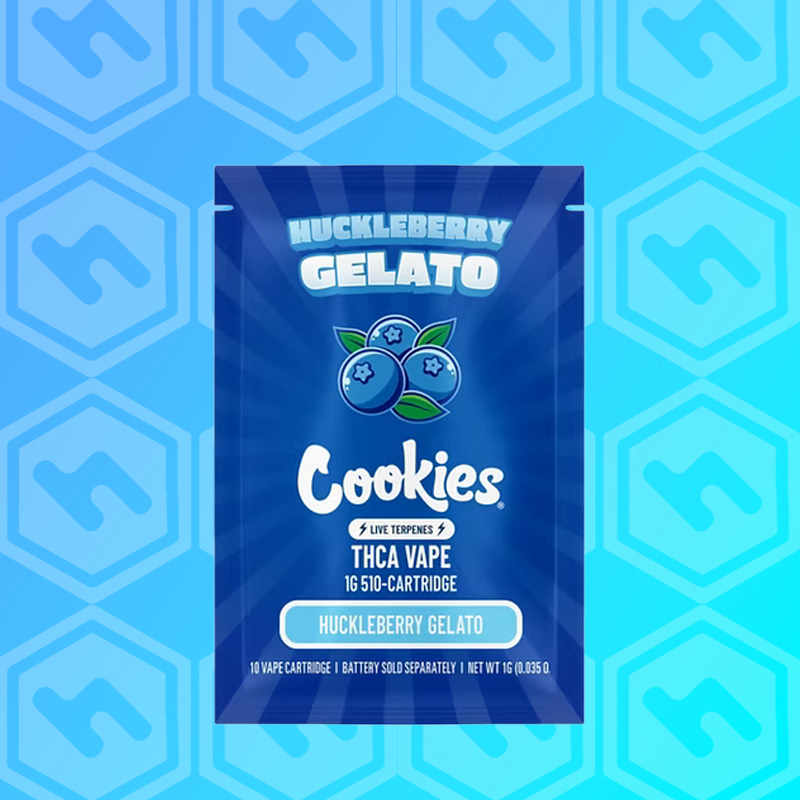 Photograph of product: Cookies | Huckleberry Gelato | Cartridge | 1g