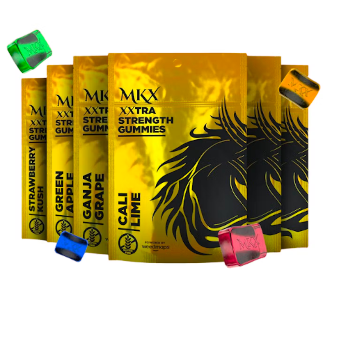 Photograph of Product: MKX | Blazin Blue Razberry Gummies | 10x20mg | 200mg