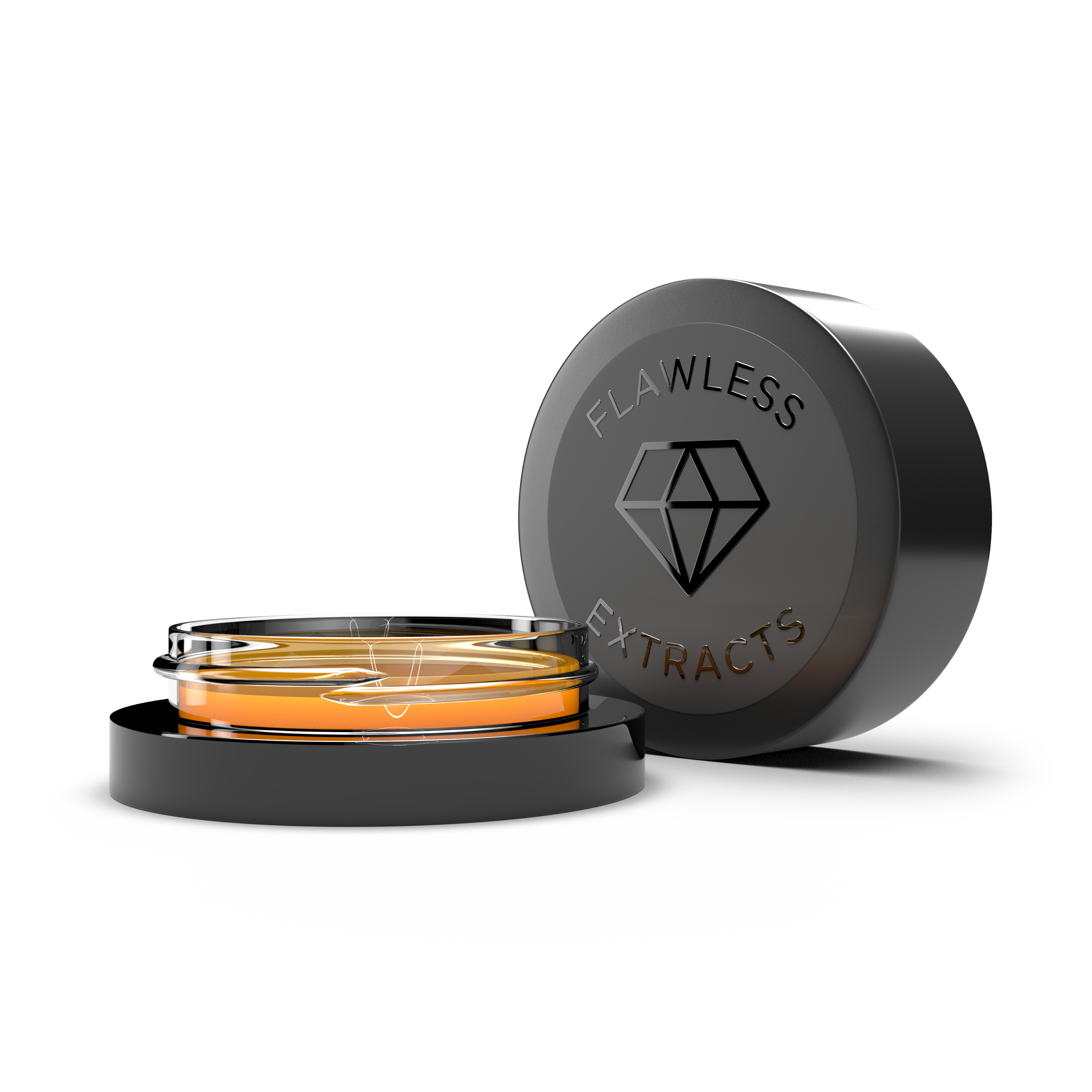 Photograph of product: Flawless - Sherbacio Oreoz (H) - Concentrate - Diamonds and Sauce Baller Jar Kept Cold - 7g