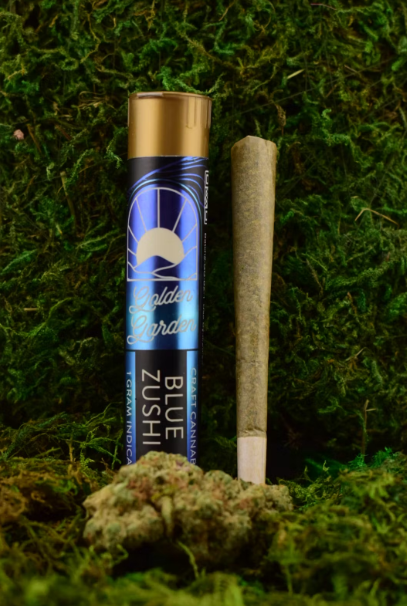 Photograph of product: Golden Garden / Pre-Roll / / Blue Zushi