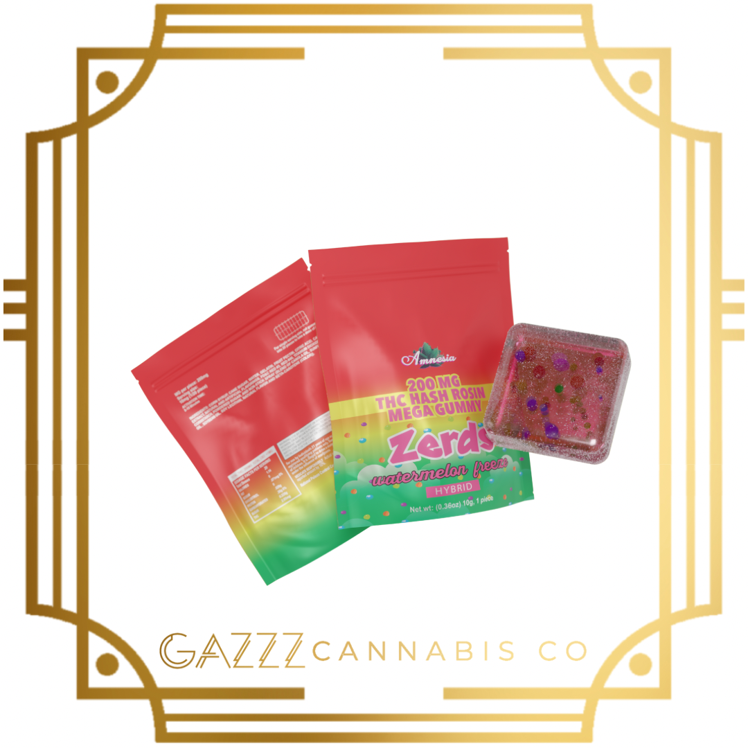 Photograph of product: Edible - Zerds | Mega Gummy 200mg | 1-Pck - Watermelon Freeze