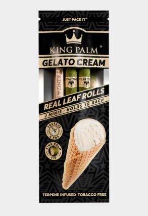 Photograph of product: King Palm - Gelato Cream - Mini Cones 2pk