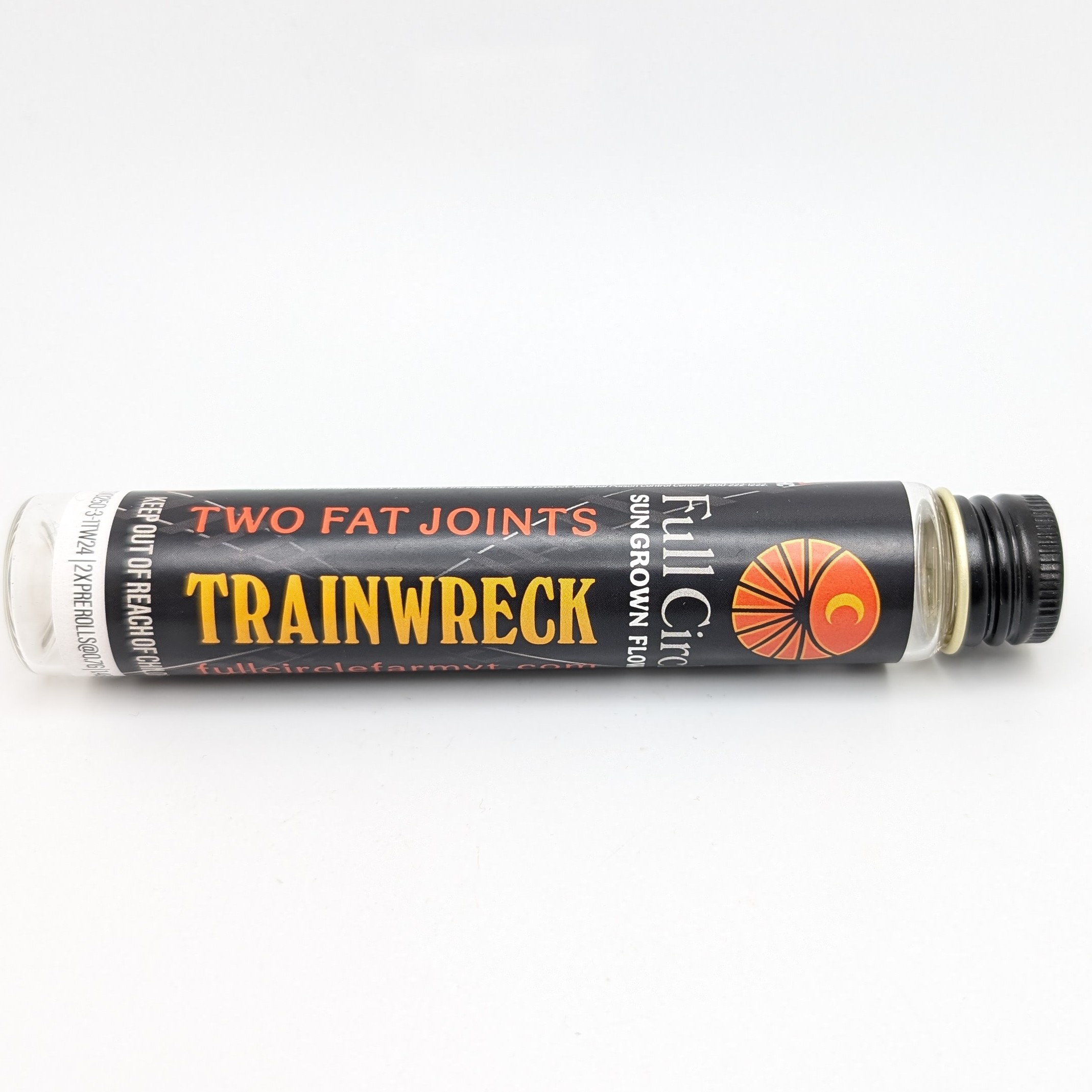 Photograph of product: Trainwreck 2pk x.7g Pre Rolls