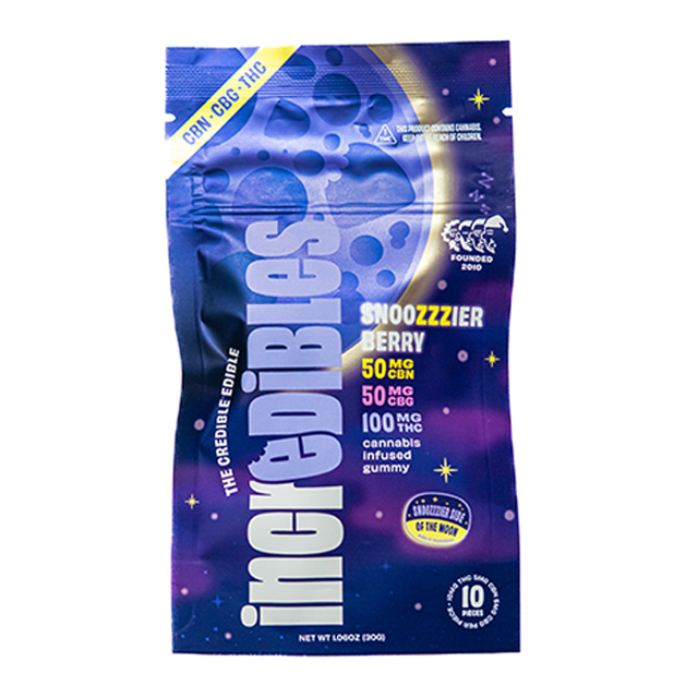 Photograph of product: 5:1 Thc/Cbn Snoozzzeberry Gummies 100mg {867}