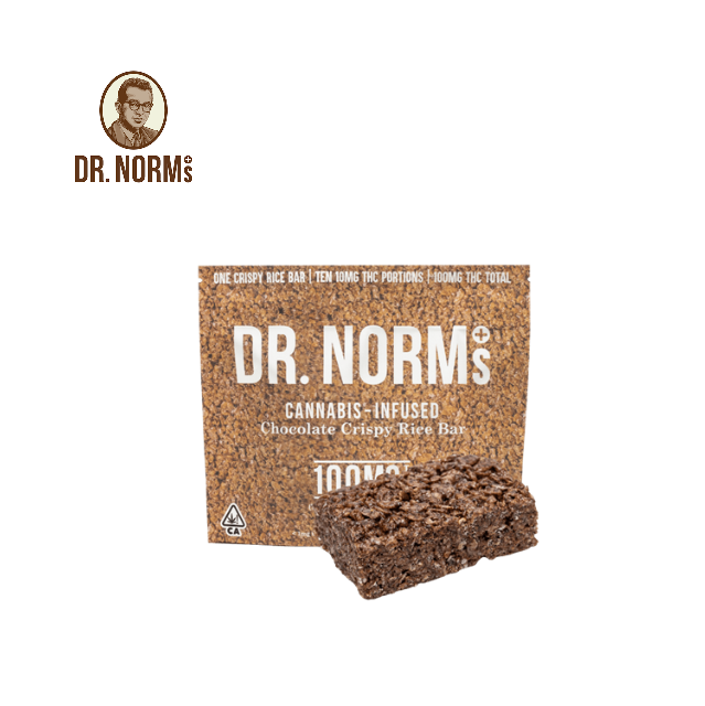 Photograph of product: CHOCOLATE RICE CRISPY BAR 100MG