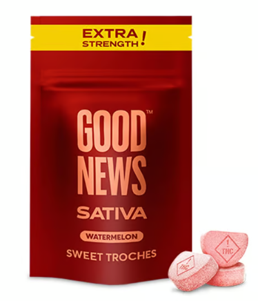 Photograph of product: Watermelon | 50mg Troche | 10ct