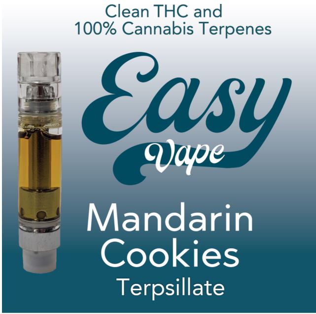 Photograph of product: Easy Vape Mandarin Cookies Terpsillate