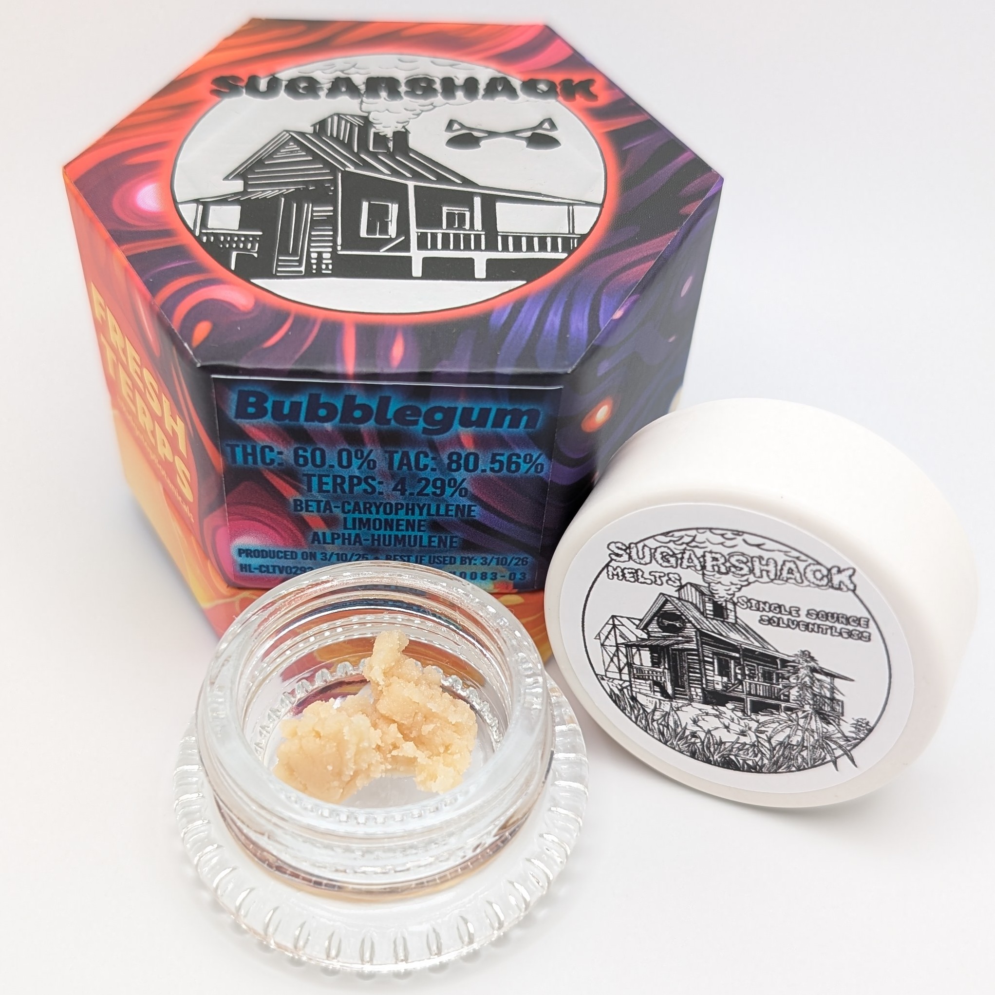 Photograph of product: Bubblegum 1g Live Rosin
