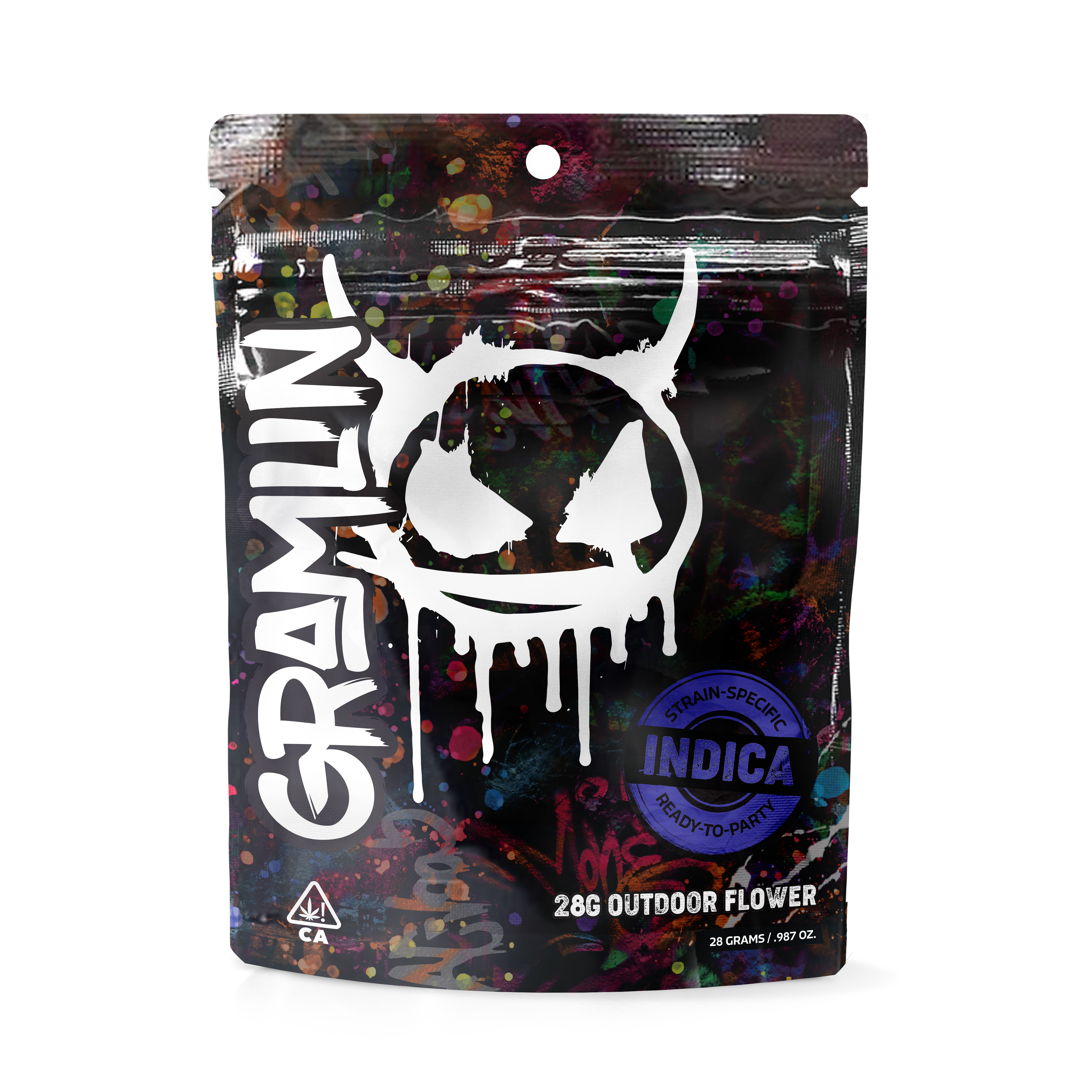 Photograph of product: GRAMLIN OUTDOOR FLOWER - BLUEBERRY COOKIEZ 28G