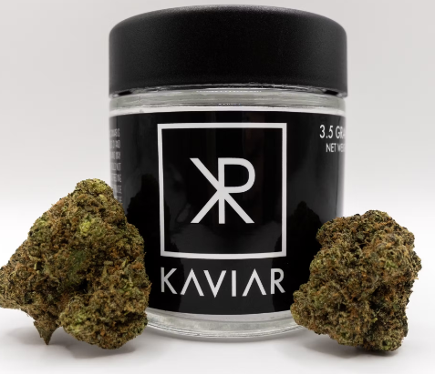 Photograph of product: Flower | Kaviar | Platinum Garlic Mintz - 3.5g