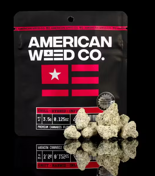 Photograph of Product: American Weed Company Apples and Bananas Diamond Infused - 3.5g