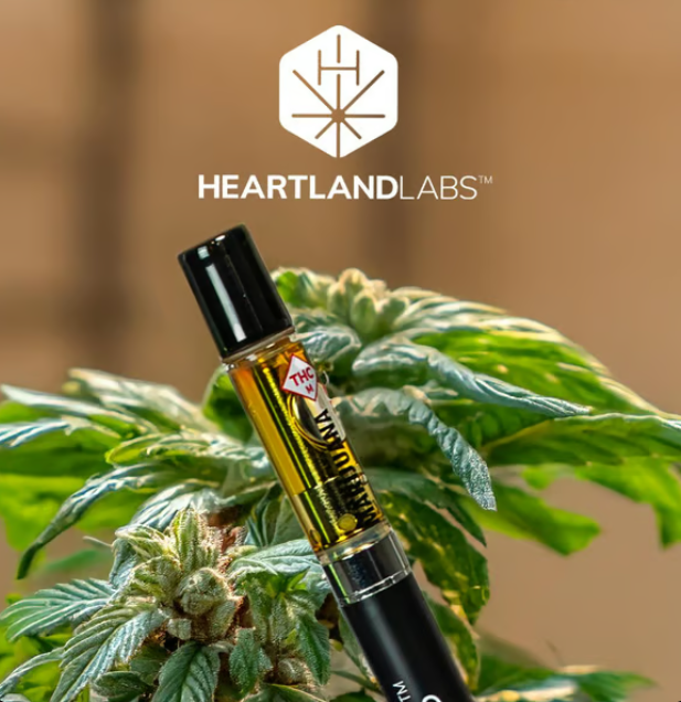 Photograph of product: Blue Dream (H) - Heartland Labs - 1g Vape Cart