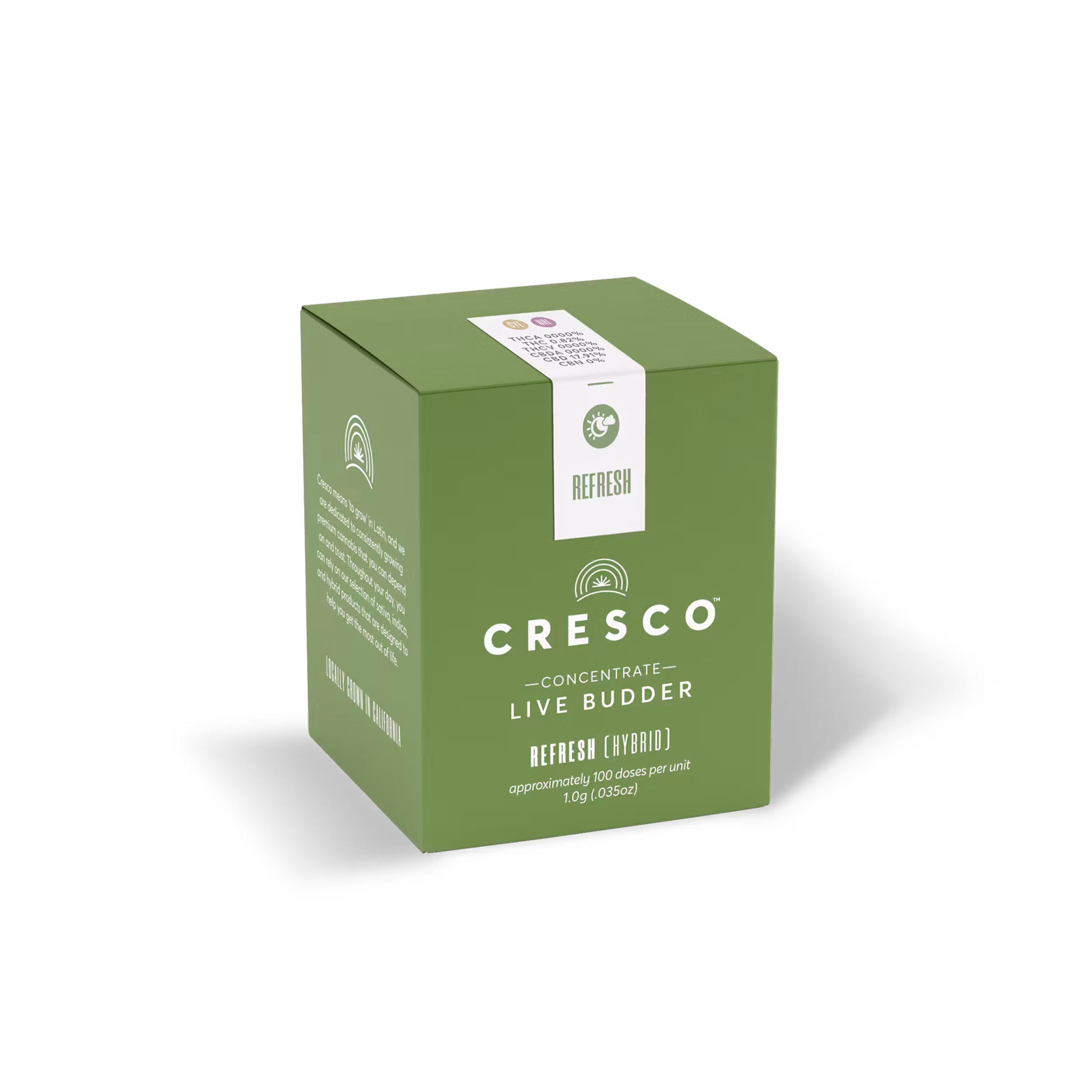 Photograph of product: Cresco - Refresh - Pineapple Chunk - Live Budder - Hybrid - 1g