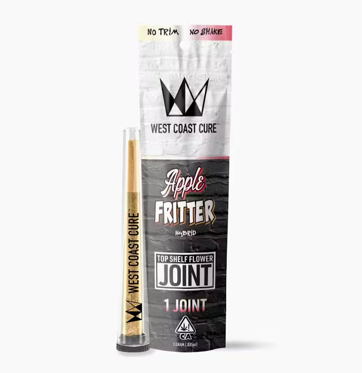 Photograph of product: Apple Fritter [H] Curejoint Preroll   West Coast Cure - 1g