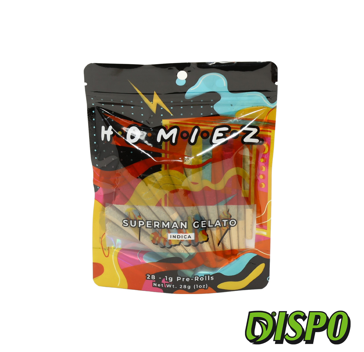 Photograph of product: Homiez - Superman Gelato 28PK 1G Pre-Roll