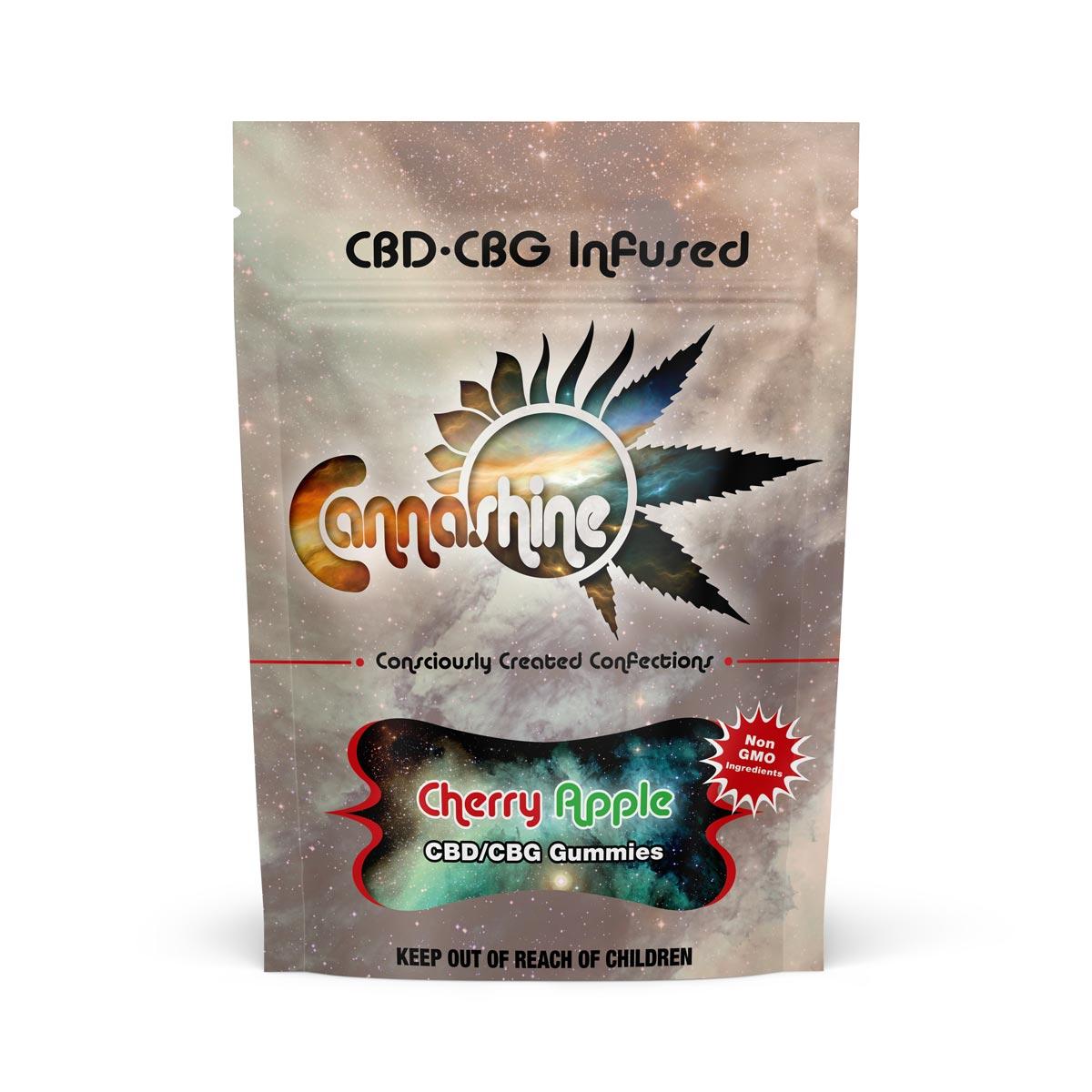Photograph of product: 200mg Cherry Apple Gummies - Cannashine