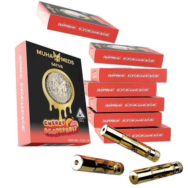 Photograph of product: Cherry Grapefruit | 1g Vape Cartridge - 