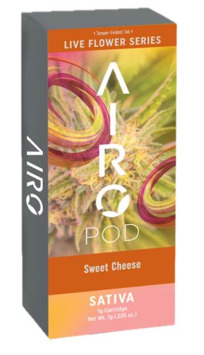 Photograph of product: Airo | Sweet Cheese Live Flower Disposable ( S ) | 1g